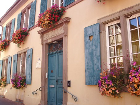 L'cole d'Eguisheim, village alsacien